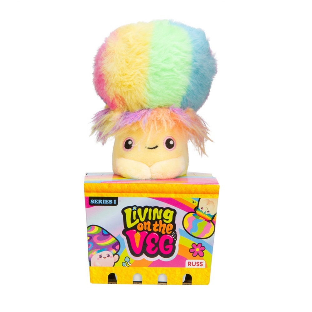 NWT Russ Living on the Veg Multicolour Plush Toy Series 1 Quinn
